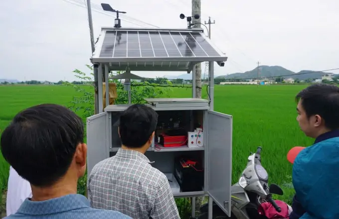 Authorities test the performance of the T-Pest machine when deployed in the field